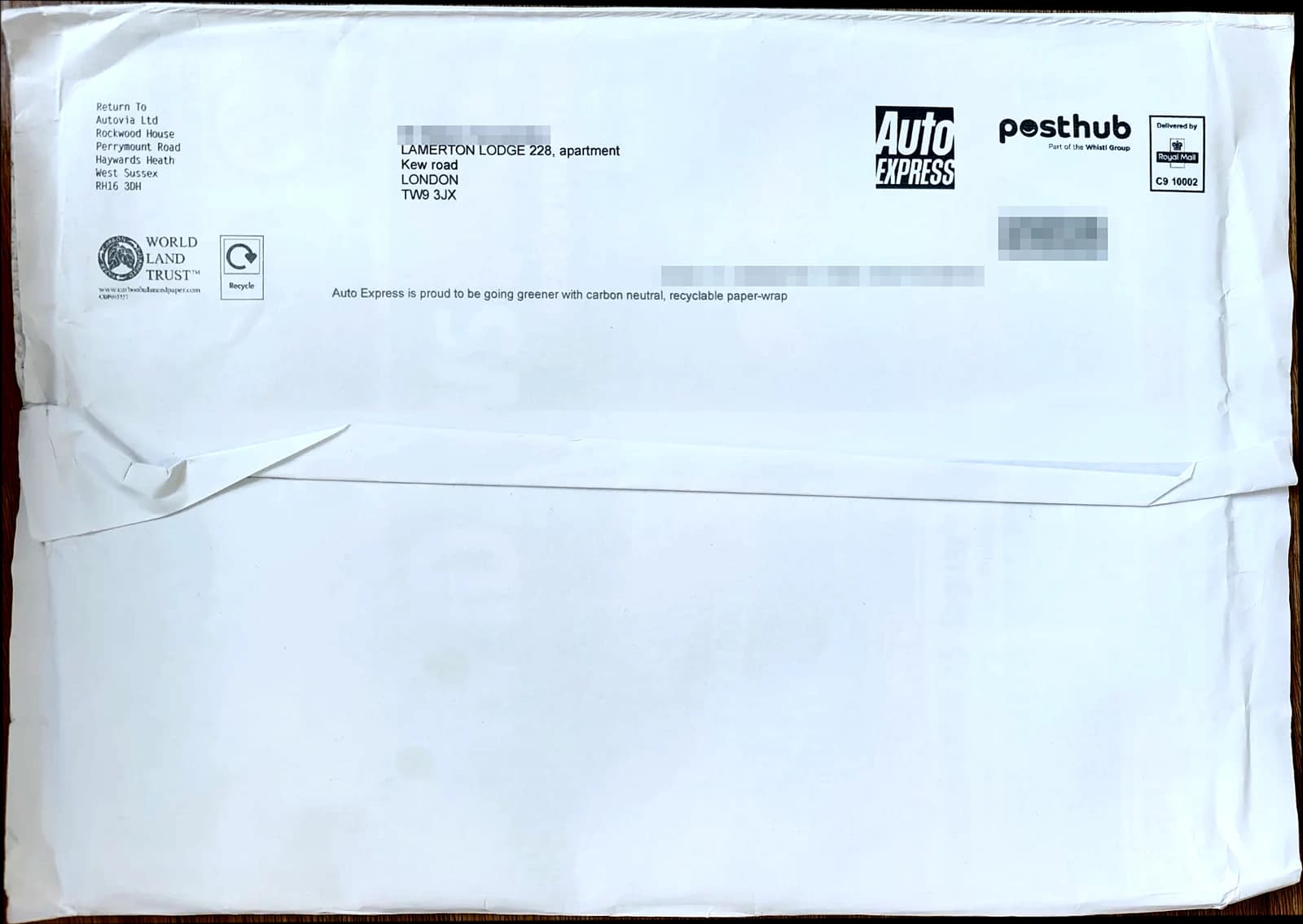 Auto Express magazine, sealed subscriber copy, never opened