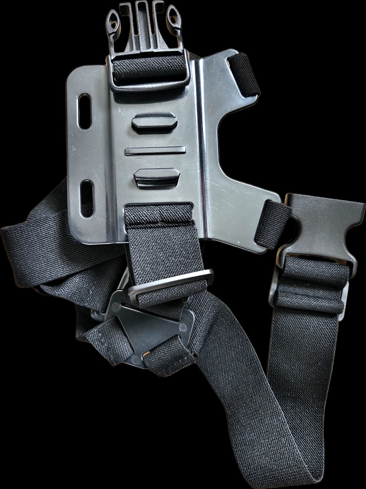 Chest harness mount for GoPro and action cameras, adjustable