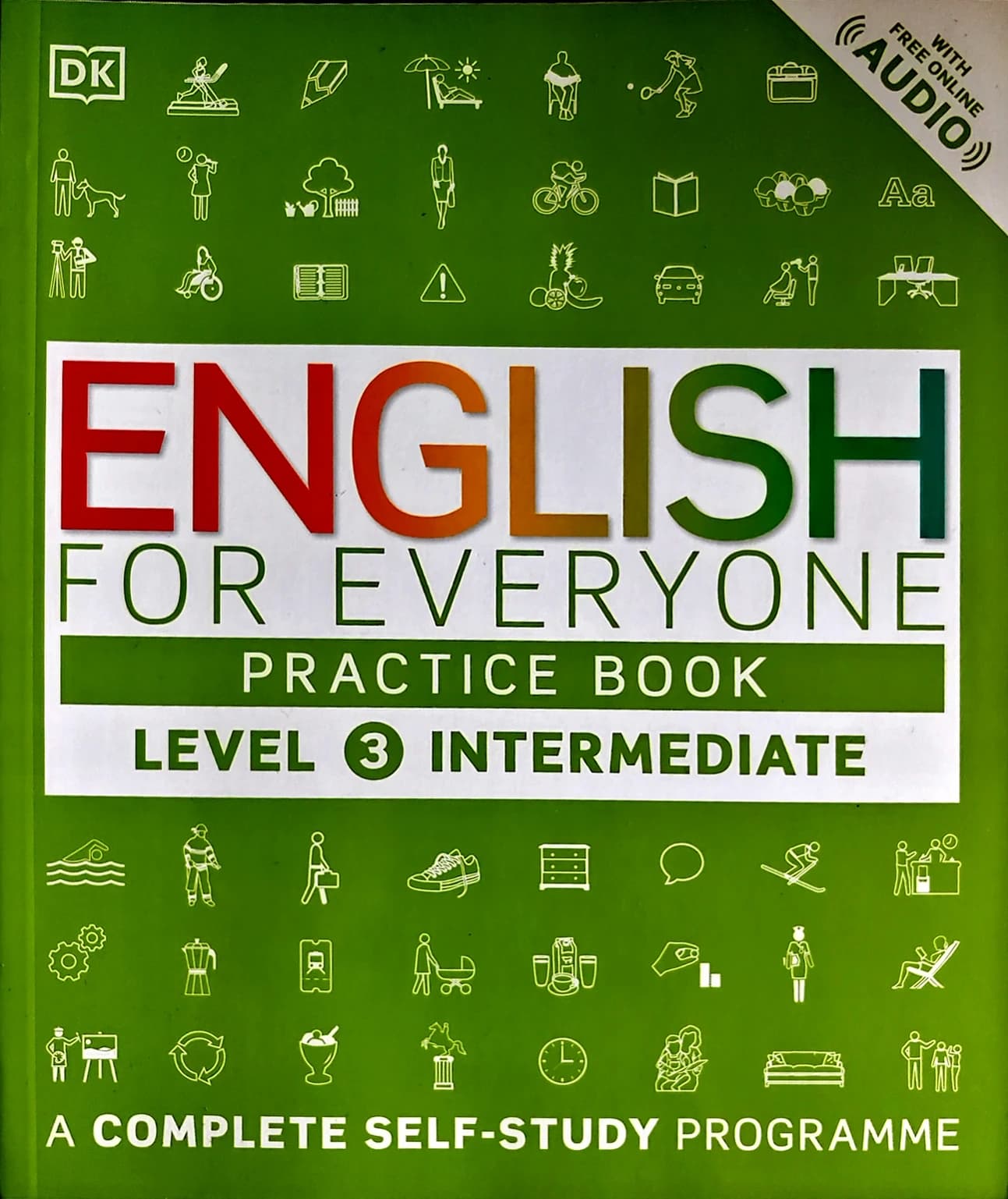 DK English for Everyone Level 3 Intermediate Practice Book (paperback)