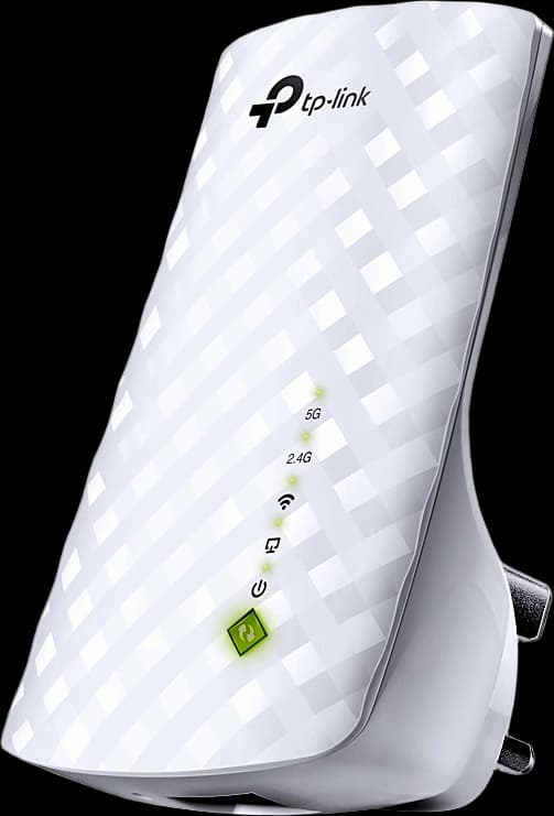 TP-Link RE200 AC750 dual-band Wi-Fi range extender, UK plug